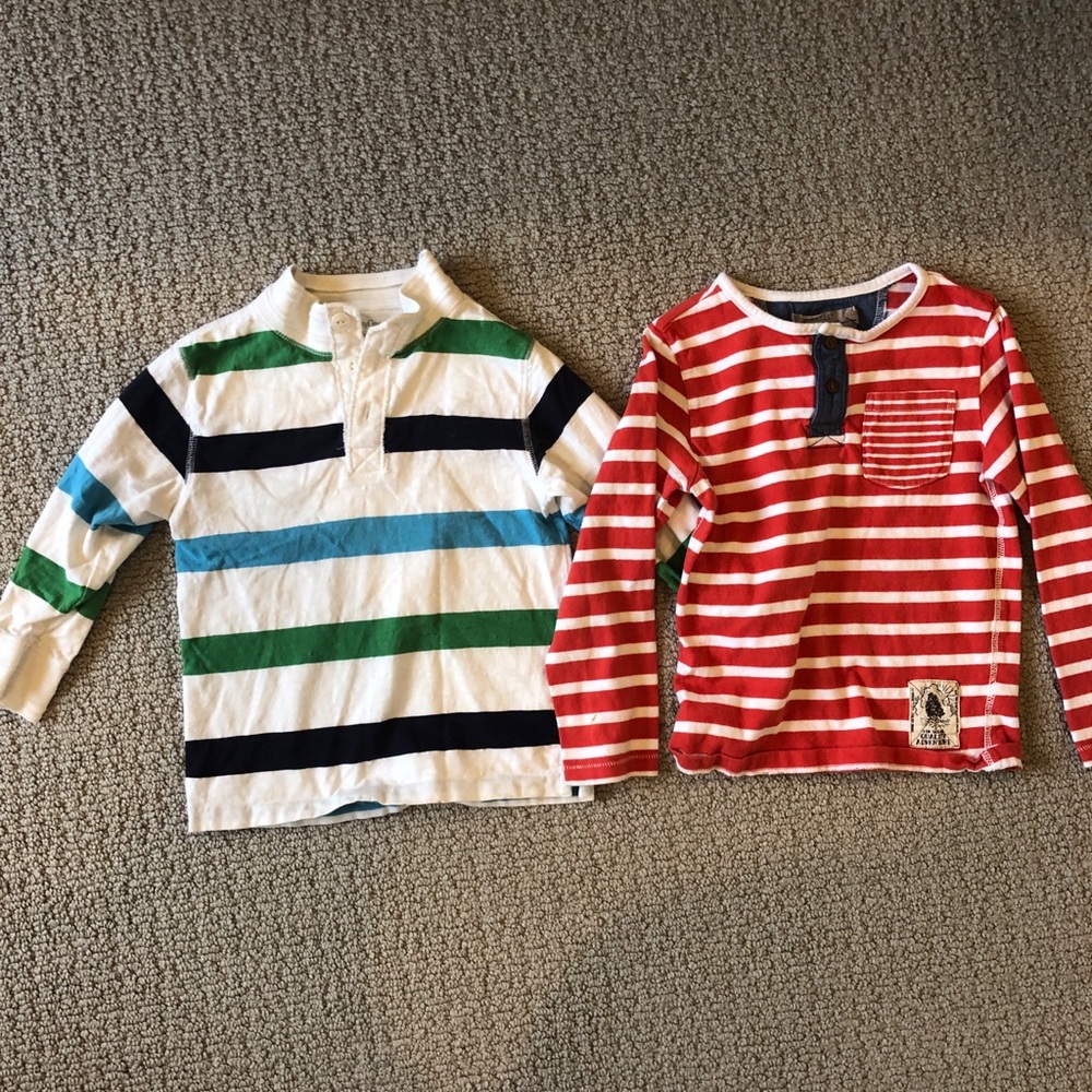 Boys striped tops